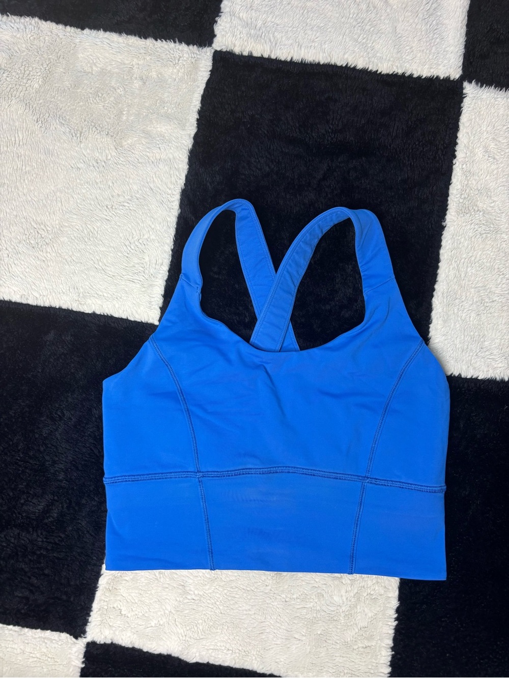 Lululemon Sports Bra bright blue size 8